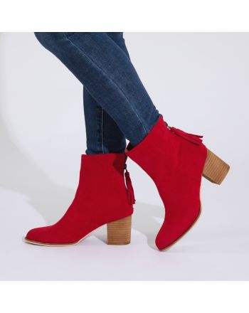 Corkys Boujee Red Mid-Calf Boots